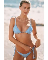 Seafolly - Daisy Chain Triangle Bikini Top - Lyst