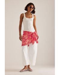 Celandine - Fringed Pattern Mini Sarong - Lyst