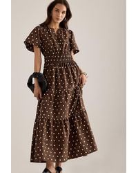 By Anthropologie - The Somerset Maxi Dress: Polka Dot Edition - Lyst