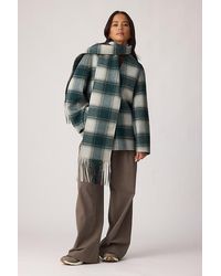 Varley - Alderton Check Scarf Coat - Lyst