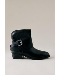 Bronx - Brodey Buckle Leather Ankle Boots - Lyst