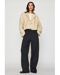 Pilcro - The Izzie Relaxed Pull-On Barrel Trousers By - Lyst