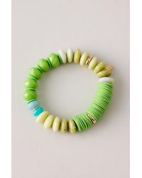 By Anthropologie - Chunky Beaded Stretch Bracelet - Lyst