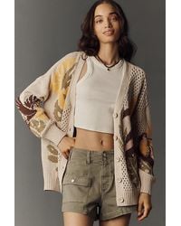 By Anthropologie - Open Stitch Cardigan - Lyst