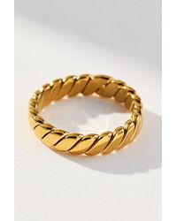 By Anthropologie - Water-Resistant Band Ring - Lyst