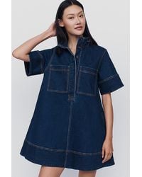Maeve - Jeannie Short-Sleeve A-Line Mini Dress By - Lyst