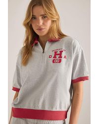 Champion - Half-Zip Polo Top - Lyst