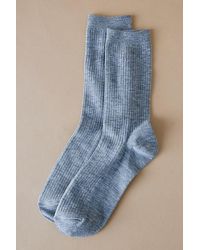 By Anthropologie - Ribbed Trouser Socks - Lyst