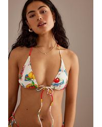 Damson Madder - Fruit Tie Bikini Top - Lyst