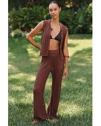 Celandine - Bloom Crochet High-Rise Trousers - Lyst