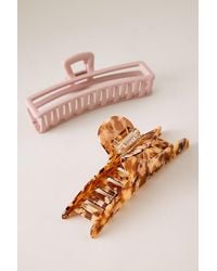 By Anthropologie - Large Hair Claw Clips, Set Of 2 - Lyst