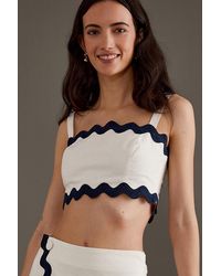 Charlie Holiday - Chrissy Ric-rac Crop Top - Lyst