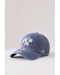 '47 - Large Daisy Embroidered Yankees Baseball Cap - Lyst