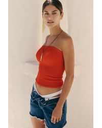 Celandine - Seamless Knit Bandeau Top - Lyst