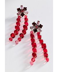 By Anthropologie - Drippy Crystal Earrings - Lyst