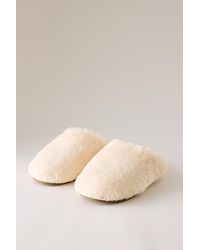 Maeve - Faux-Fur Scuff Slippers - Lyst