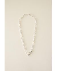 Anthropologie - Chunky Chain T-Bar Necklace - Lyst