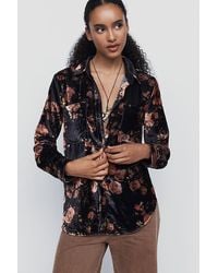 Pilcro - The Hadley Relaxed Buttondown Shirt By Velvet Edition - Lyst