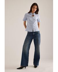 FRAME - The Saturday Low-Rise Straight-Leg Jeans - Lyst