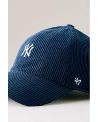 '47 - Yankees Cord Base Runner Baseball Cap - Lyst