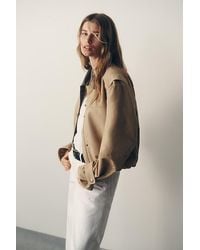 Pilcro - Cotton Cropped Utility Jacket - Lyst