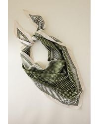 By Anthropologie - Polka Dot Triangle Headscarf - Lyst