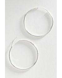 By Anthropologie - Delicate Grand Hoop Earrings - Lyst