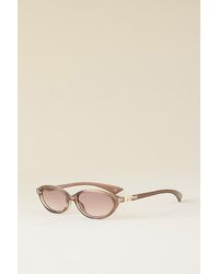 Le Specs - Duskfall Oval Sunglasses - Lyst