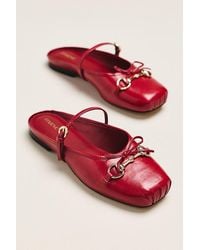 Maeve - Horsebit Mule Ballet Flats - Lyst