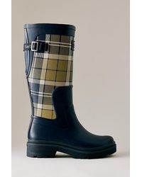 Barbour - Dena Tartan Wellington Boots - Lyst