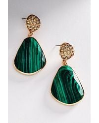 By Anthropologie - Stone Drop Earrings - Lyst