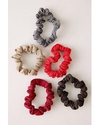 By Anthropologie - Ribbed Hair Ties, Set Of 5 - Lyst