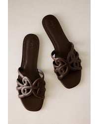 Maeve - Logo Slide Sandals - Lyst