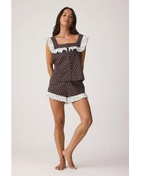 It's 9pm - Lucia Polka Dot Short Ruffle Pyjama Set - Lyst