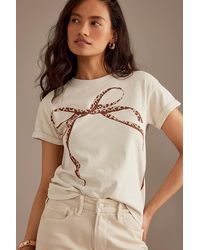 Anthropologie - Leopard Bow Baby T-shirt - Lyst