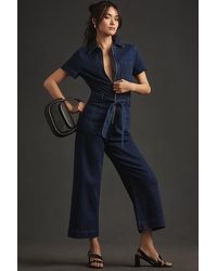 Maeve - The Colette Weekend Denim Jumpsuit By - Lyst