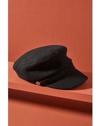 NWT Anthropologie Navy Engineer Cap Hat