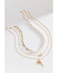 Anthropologie - By Shades Of Sea Layering Necklaces - Lyst