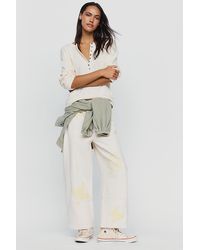 Pilcro - The Izzie Relaxed Pull-On Barrel Jeans By - Lyst