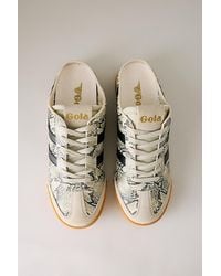 Gola - Elan Snake Print Mule Trainers - Lyst
