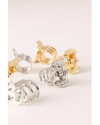 By Anthropologie - Mixed Metal Mini Claw Clips, Set Of 6 - Lyst