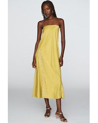 By Anthropologie - The Tilda Lace-Trim Maxi Slip Skirt - Lyst