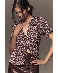 Pilcro - The Keira Blouse By - Lyst