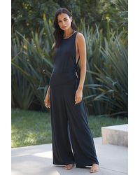By Anthropologie - Sleeveless Wide-Leg Jumpsuit - Lyst