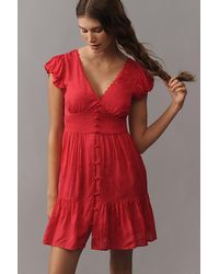By Anthropologie - The Peregrine Mini Dress - Lyst