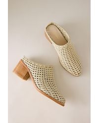 INTENTIONALLY ______ - Caps Woven Heeled Mules - Lyst