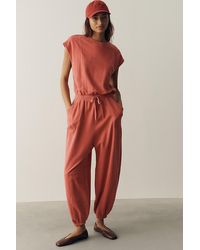 Daily Practice - Short Sleeve Knit Jumpsuit - Lyst