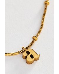 By Anthropologie - Water-Resistant Initial Pendant Necklace - Lyst