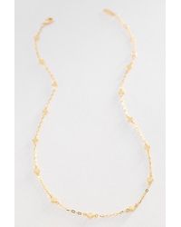 By Anthropologie - Tiny Clover Chain Necklace - Lyst