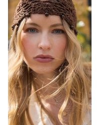 By Anthropologie - Crochet Beaded Skull Cap - Lyst